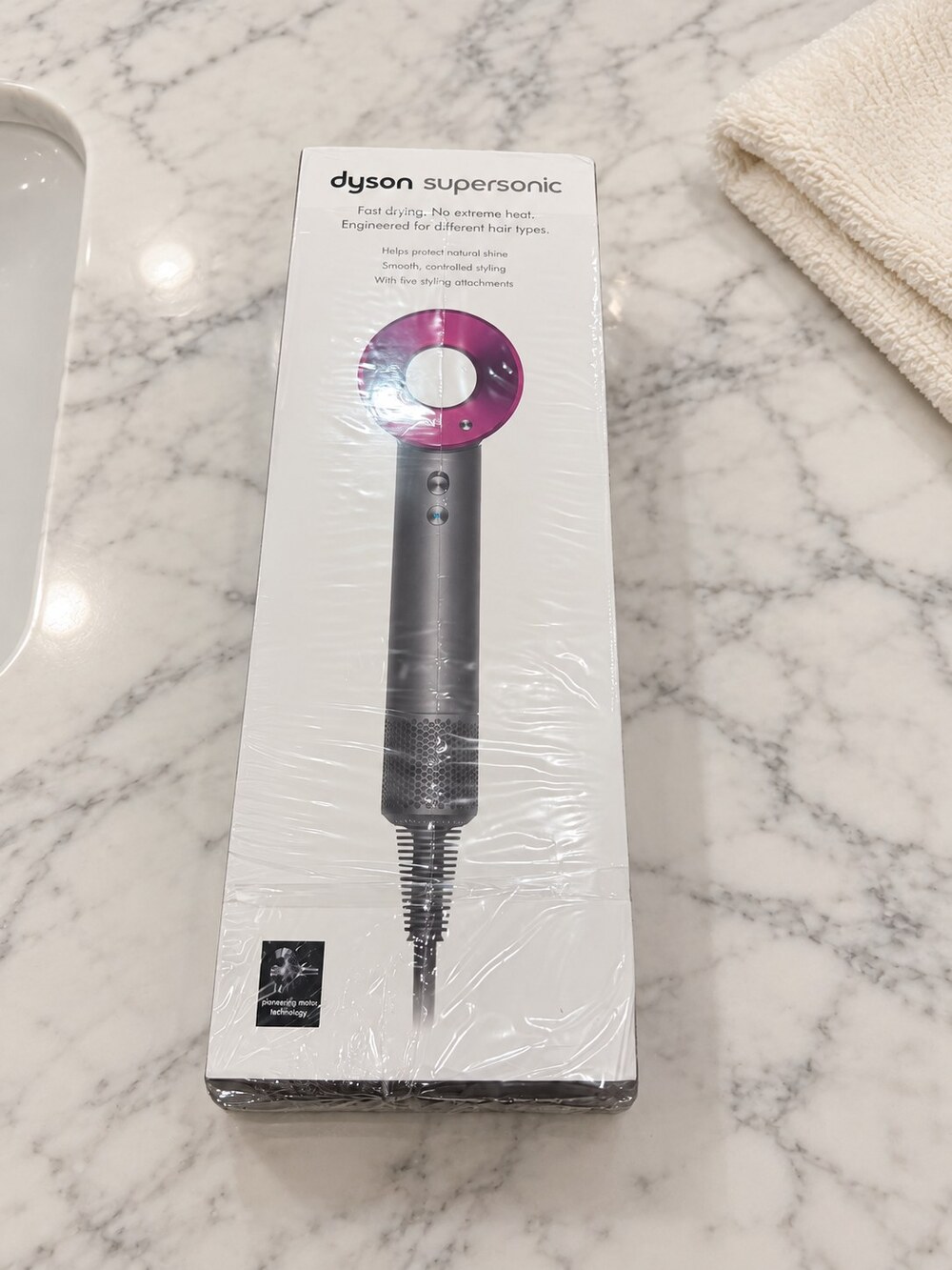 Dyson Supersonic Pink-Accent Hair Dryer with Box - Picture 5 of 10